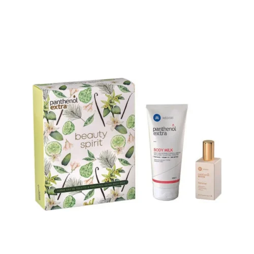 Panthenol Extra Promo Femme Eau De Toilette &Gamma;&upsilon;&nu;&alpha;&iota;&kappa;&epsilon;ί&omicron; Ά&rho;&omega;&mu;&alpha;, 50ml & &Delta;ώ&rho;&omicron; Body Milk &Epsilon;&nu;&upsilon;&delta;&alpha;&tau;&iota;&kappa;ό &Gamma;&alpha;&lambda;ά&kappa;&tau;&omega;&mu;&alpha; &Sigma;ώ&mu;&alpha;&tau;&omicron;&sigmaf; 200ml