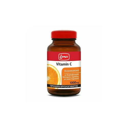 Lanes Vitamin C &Beta;&iota;&tau;&alpha;&mu;ί&nu;&eta; &gamma;&iota;&alpha; &tau;&omicron; &Alpha;&nu;&omicron;&sigma;&omicron;&pi;&omicron;&iota;&eta;&tau;&iota;&kappa;ό 1000mg 30 &Tau;&alpha;&mu;&pi;&lambda;έ&tau;&epsilon;&sigmaf;