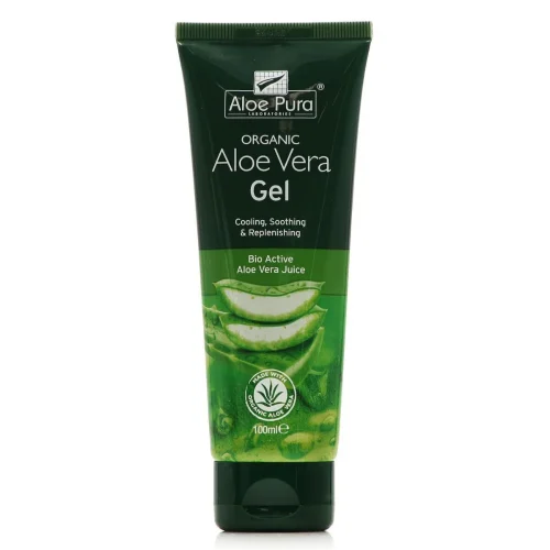 Optima Naturals Organic Aloe Vera Gel 99.9% Cooling Soothing & Moisturising 100ml