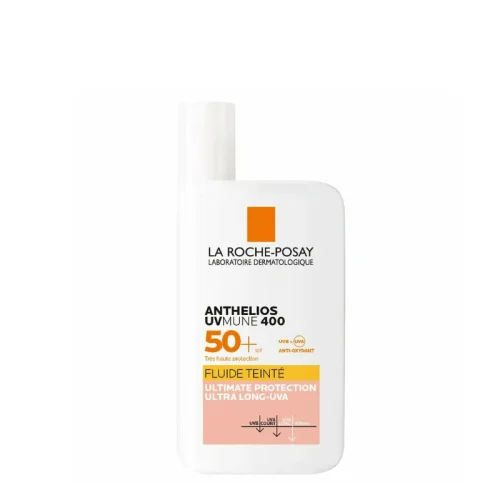 La Roche Posay Anthelios UVmune 400 Tinted Fluid &Alpha;&nu;&tau;&eta;&lambda;&iota;&alpha;&kappa;ή &Lambda;&omicron;&sigma;&iota;ό&nu; &Pi;&rho;&omicron;&sigma;ώ&pi;&omicron;&upsilon; SPF50 &mu;&epsilon; &Chi;&rho;ώ&mu;&alpha; 50ml
