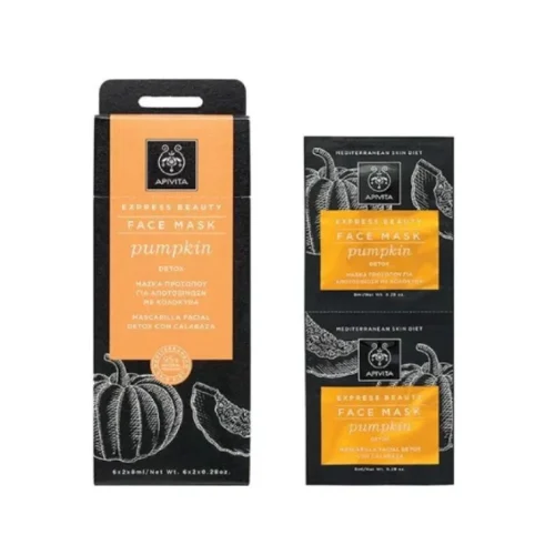 Apivita Express Beauty &Mu;ά&sigma;&kappa;&alpha; &Pi;&rho;&omicron;&sigma;ώ&pi;&omicron;&upsilon; &gamma;&iota;&alpha; &Alpha;&pi;&omicron;&tau;&omicron;&xi;ί&nu;&omega;&sigma;&eta; &mu;&epsilon; &Kappa;&omicron;&lambda;&omicron;&kappa;ύ&theta;&alpha; 2x8ml