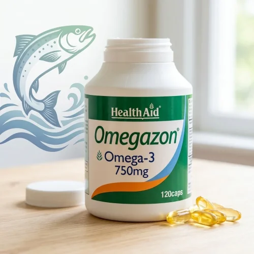 Health Aid &ndash; Omegazon Omega-3 750mg &ndash; 120caps