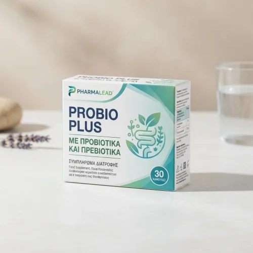 Pharmalead Probio Plus &Mu;&epsilon; &Pi;&rho;&omicron;&beta;&iota;&omicron;&tau;&iota;&kappa;ά &Kappa;&alpha;&iota; &Pi;&rho;&epsilon;&beta;&iota;&omicron;&tau;&iota;&kappa;ά 30 &Kappa;ά&psi;&omicron;&upsilon;&lambda;&epsilon;&sigmaf;
