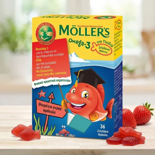 Moller's Omega 3 &gamma;&iota;&alpha; &Pi;&alpha;&iota;&delta;&iota;ά 36 &Zeta;&epsilon;&lambda;&epsilon;&delta;ά&kappa;&iota;&alpha; &Phi;&rho;ά&omicron;&upsilon;&lambda;&alpha;