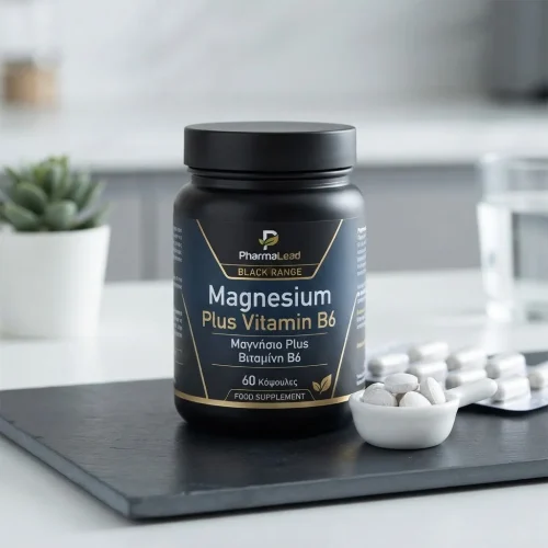PharmaLead Black Range Magnesium Plus Vitamin B6 60 &Kappa;ά&psi;&omicron;&upsilon;&lambda;&epsilon;&sigmaf;