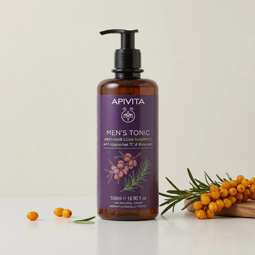 Apivita Men's Tonic Σαμπουάν κατά της Τριχόπτωσης 500ml