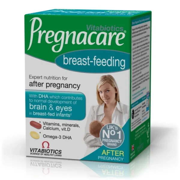Vitabiotics Pregnacare Breast-Feeding Συμπλήρωμα για Μετά την Εγκυμοσύνη & Ενίσχυση Ματιών & Εγκεφάλου του Βρέφους 56 Ταμπλέτες & 28 Κάψουλες