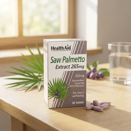 Health Aid &ndash; Saw Palmetto 265mg &ndash; 30tabs