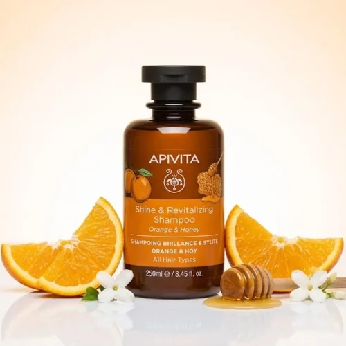 Apivita Shine & Revitalizing Orange Honey &Sigma;&alpha;&mu;&pi;&omicron;&upsilon;ά&nu; &Lambda;ά&mu;&psi;&eta;&sigmaf; &gamma;&iota;&alpha; Ό&lambda;&omicron;&upsilon;&sigmaf; &tau;&omicron;&upsilon;&sigmaf; &Tau;ύ&pi;&omicron;&upsilon;&sigmaf; &Mu;&alpha;&lambda;&lambda;&iota;ώ&nu; 250ml