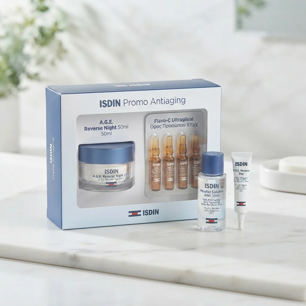 Σετ Περιποίησης Isdin Promo Antiaging A.G.E. Reverse Night 50ml