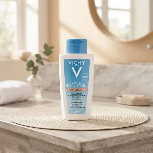 Vichy Capital Ideal Soleil After Sun &Gamma;&alpha;&lambda;ά&kappa;&tau;&omega;&mu;&alpha; &gamma;&iota;&alpha; &Pi;&rho;ό&sigma;&omega;&pi;&omicron; &kappa;&alpha;&iota; &Sigma;ώ&mu;&alpha; 300ml