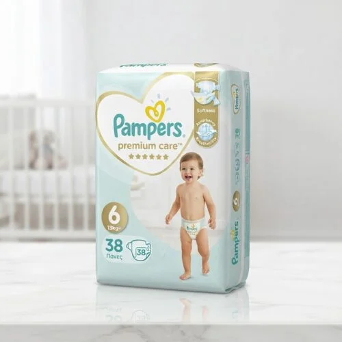 Pampers - Premium Care Πάνες Μέγεθος 6 (13kg+) - 38 Πάνες