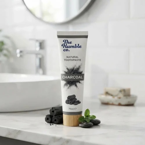 HUMBLE NATURAL TOOTHPASTE - CHARCOAL 75ML