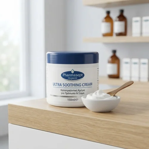 Pharmasept Hygienic Ultra Soothing Cream &Kappa;&alpha;&tau;&alpha;&pi;&rho;&alpha;ϋ&nu;&tau;&iota;&kappa;ή &Kappa;&rho;έ&mu;&alpha; &gamma;&iota;&alpha; &Pi;&rho;ό&sigma;&omega;&pi;&omicron; & &Sigma;ώ&mu;&alpha; 150ml