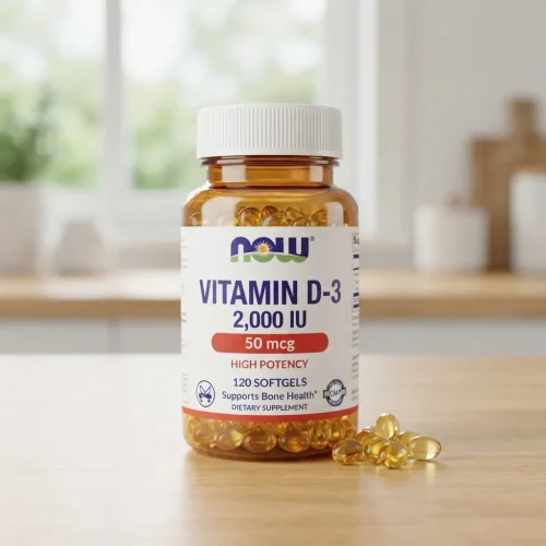 Now Foods Vitamin D3 2.000 IU 120 Softgels