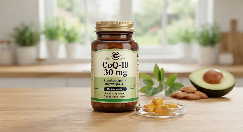 Solgar CoQ-10 30mg συμπλήρωμα με συνένζυμο Q10 30 κάψουλες