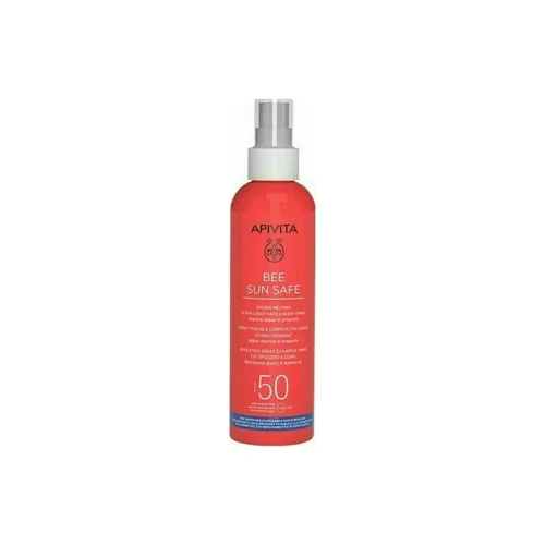 Apivita Bee Sun Safe Hydra Melting Ultra Light &Alpha;&delta;&iota;ά&beta;&rho;&omicron;&chi;&eta; &Alpha;&nu;&tau;&eta;&lambda;&iota;&alpha;&kappa;ή &Lambda;&omicron;&sigma;&iota;ό&nu; &Pi;&rho;&omicron;&sigma;ώ&pi;&omicron;&upsilon; &kappa;&alpha;&iota; &Sigma;ώ&mu;&alpha;&tau;&omicron;&sigmaf; SPF50 &sigma;&epsilon; Spray 200ml