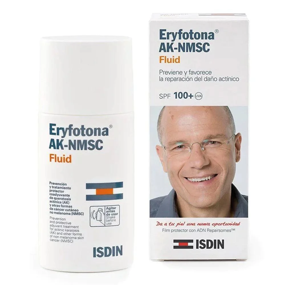 Isdin eryfotona ak-nmsc fluid σε ακτινικές βλάβες spf100+, 50ml