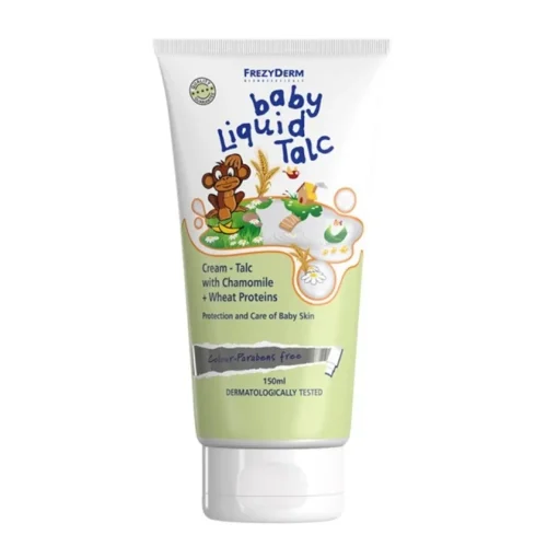 Frezyderm Baby Liquid Talc &Upsilon;&gamma;&rho;ή &Pi;&omicron;ύ&delta;&rho;&alpha; &gamma;&iota;&alpha; &tau;&eta;&nu; &Alpha;&lambda;&lambda;&alpha;&gamma;ή &Pi;ά&nu;&alpha;&sigmaf; 150ml