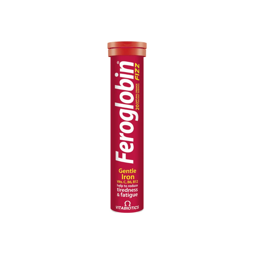 Vitabiotics Feroglobin Fizz Συμπλήρωμα Σιδήρου 20 tabs.