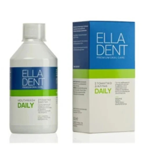 Elladent Daily Mouthwash, &Sigma;&tau;&omicron;&mu;&alpha;&tau;&iota;&kappa;ό &Delta;&iota;ά&lambda;&upsilon;&mu;&alpha; 500ml