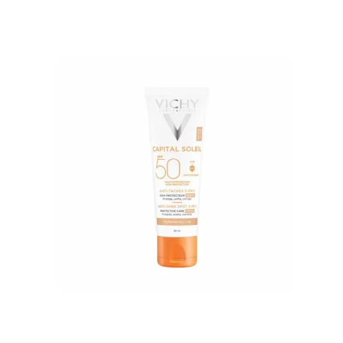 Vichy Capital Soleil &Alpha;&nu;&tau;&eta;&lambda;&iota;&alpha;&kappa;ή &Kappa;&rho;έ&mu;&alpha; &Pi;&rho;&omicron;&sigma;ώ&pi;&omicron;&upsilon; SPF50 &Mu;&epsilon; &Chi;&rho;ώ&mu;&alpha; 50ml