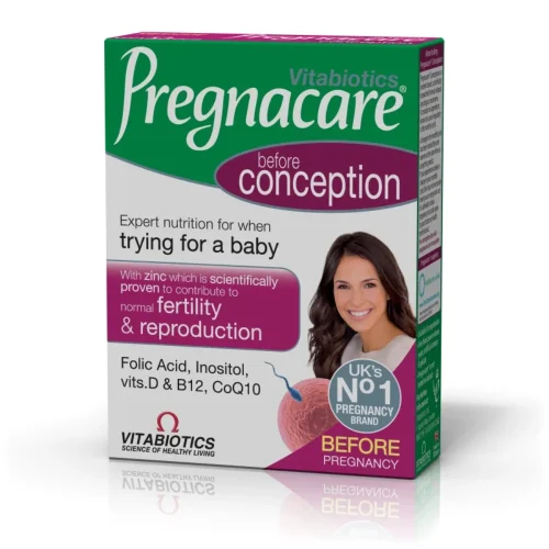 Vitabiotics Pregnacare Conception &Sigma;&upsilon;&mu;&pi;&lambda;ή&rho;&omega;&mu;&alpha; &Delta;&iota;&alpha;&tau;&rho;&omicron;&phi;ή&sigmaf; &Gamma;&iota;&alpha; &Sigma;ύ&lambda;&lambda;&eta;&psi;&eta; 30 &Delta;&iota;&sigma;&kappa;ί&alpha;