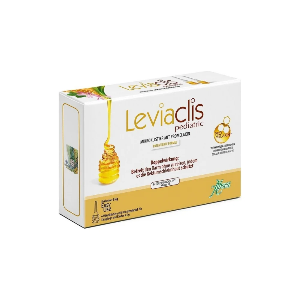 Aboca Leviaclis Pediatric Μικροκλύσμα 6x5g