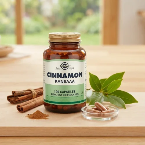Solgar - Cinnamon &Kappa;&alpha;&nu;έ&lambda;&lambda;&alpha; - 100caps
