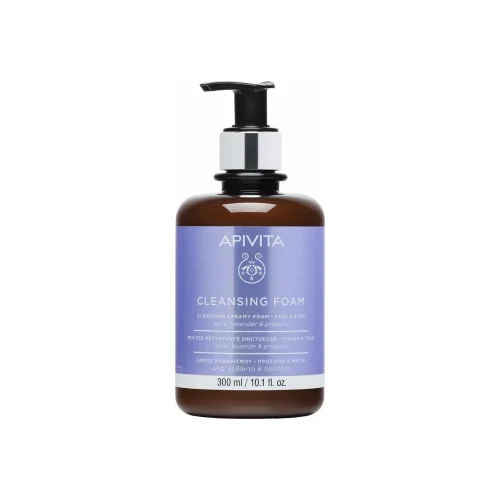 Apivita &alpha;&phi;&rho;ό&sigmaf; &kappa;&alpha;&theta;&alpha;&rho;&iota;&sigma;&mu;&omicron;ύ Cleansing Creamy &pi;&rho;ό&sigma;&omega;&pi;&omicron;-&mu;ά&tau;&iota;&alpha; 300ml