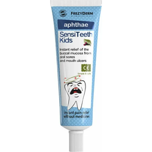 Frezyderm SensiTeeth Kids Aphthae Gel &Pi;&rho;&omicron;ϊό&nu; &gamma;&iota;&alpha; &Alpha;&nu;&alpha;&kappa;&omicron;ύ&phi;&iota;&sigma;&eta; &Omicron;ύ&lambda;&omega;&nu; &gamma;&iota;&alpha; Ά&phi;&theta;&epsilon;&sigmaf; & &Sigma;&tau;&omicron;&mu;&alpha;&tau;&iota;&kappa;ά Έ&lambda;&kappa;&eta; 25ml