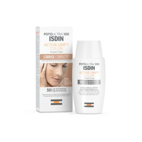 Isdin fotoultra 100 active unify color spf50+, 50ml