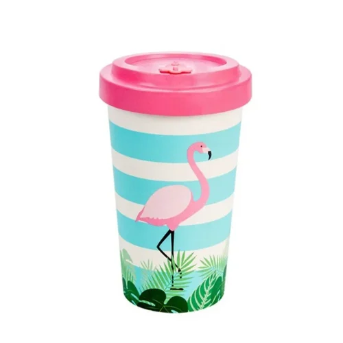 Woodway bamboo cup &rho;&omicron;&zeta; &phi;&lambda;&alpha;&mu;ί&nu;&gamma;&kappa;&omicron; 500ml