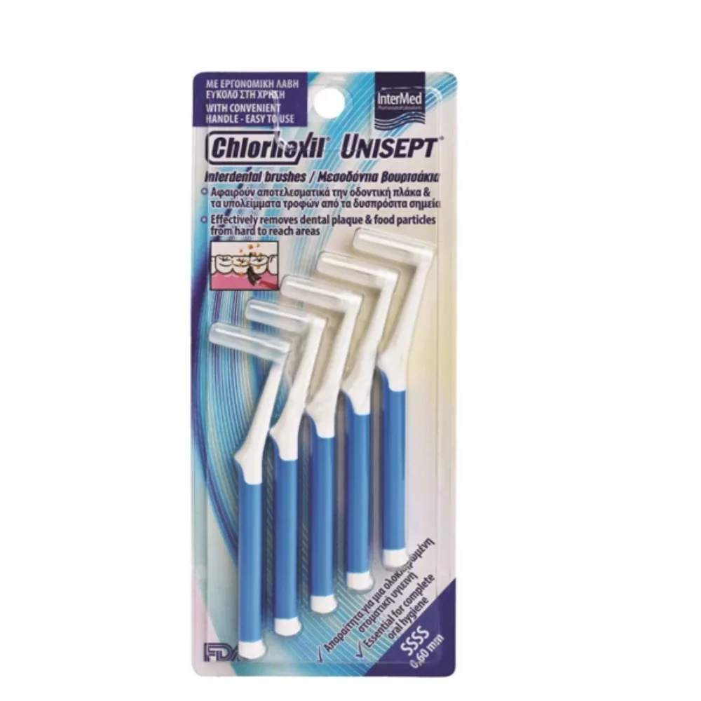 Intermed Chlorhexil Interdental Brushes Μεσοδόντια Βουρτσάκια 0,6mm