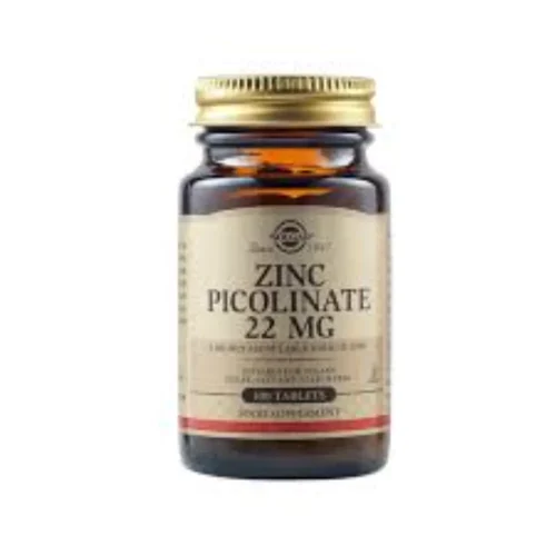 Solgar Zinc Picolinate 22mg 100tabs