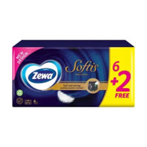 Zewa Softis Classic 8 &Pi;&alpha;&kappa;έ&tau;&alpha; &Chi;&alpha;&rho;&tau;&omicron;&mu;ά&nu;&tau;&eta;&lambda;&alpha; &Tau;&sigma;έ&pi;&eta;&sigmaf; 4 &Phi;ύ&lambda;&lambda;&omega;&nu;