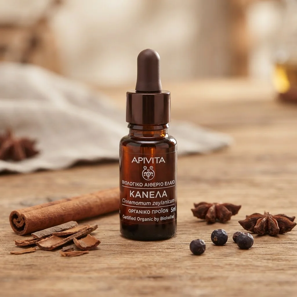 Apivita Βιολογικό Αιθέριο Έλαιο Κανέλα 5ml