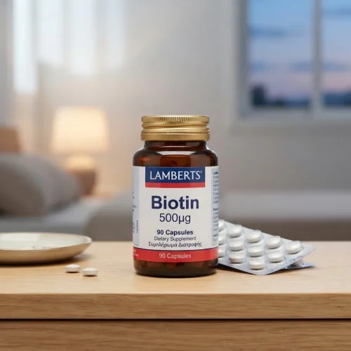 Lamberts Biotin 500&mu;g, 90caps