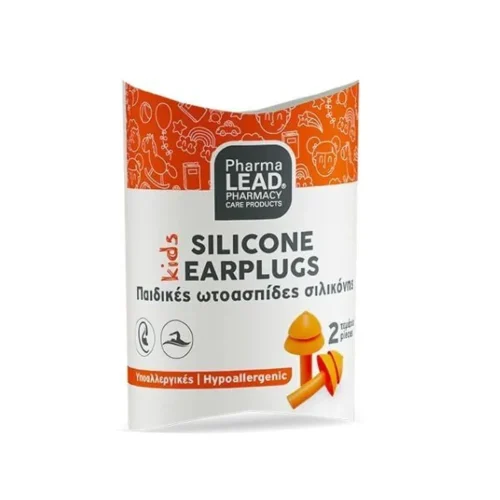 Pharmalead Kids Silicone Earplugs &Omega;&tau;&omicron;&alpha;&sigma;&pi;ί&delta;&epsilon;&sigmaf; &Sigma;&iota;&lambda;&iota;&kappa;ό&nu;&eta;&sigmaf; &Pi;&alpha;&iota;&delta;&iota;&kappa;έ&sigmaf; 2&tau;&epsilon;&mu;