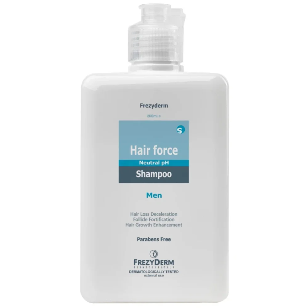 Frezyderm Hair Force Men Shampoo Σαμπουάν Κατά της Τριχόπτωσης Για Άνδρες 200ml