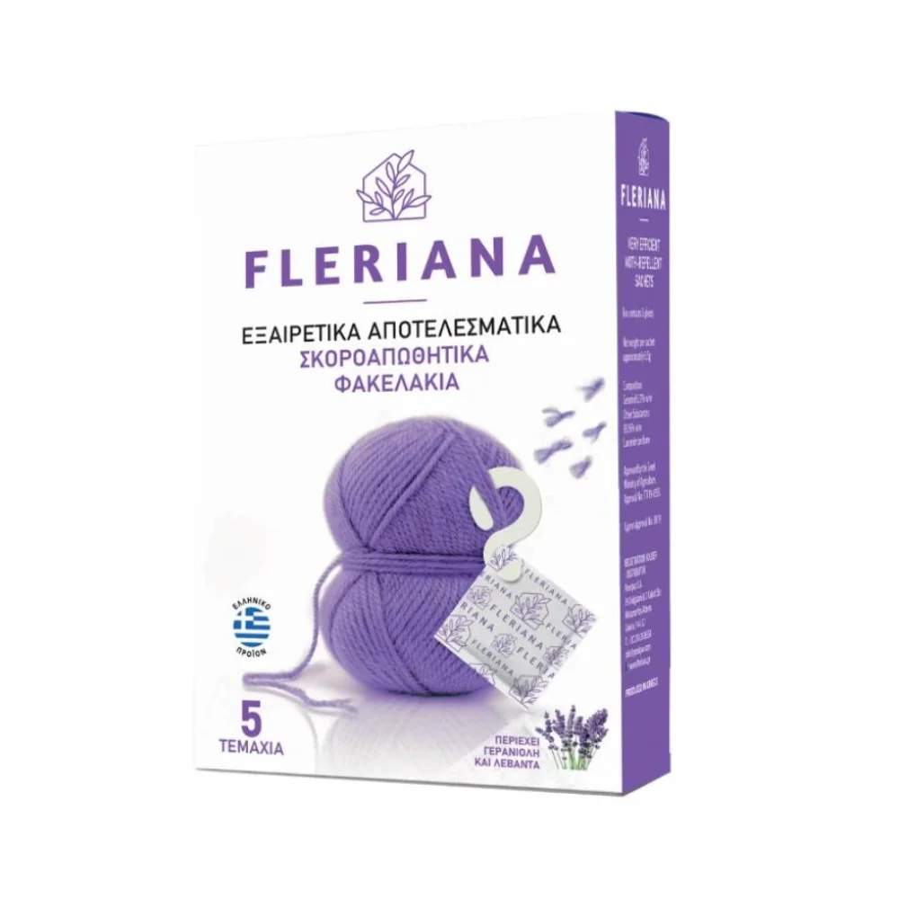 Power Of Narure Fleriana Φυσικά Σκοροαπωθητικά Φακελάκια 5τεμ