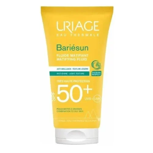 Uriage Bariesun SPF50+ Matifying Fluid, &Lambda;&epsilon;&pi;&tau;ό&rho;&rho;&epsilon;&upsilon;&sigma;&tau;&omicron; &Alpha;&nu;&tau;&eta;&lambda;&iota;&alpha;&kappa;ό &Pi;&rho;&omicron;&sigma;ώ&pi;&omicron;&upsilon; &mu;&epsilon; &Mu;&alpha;&tau;&nbsp; &Alpha;&pi;&omicron;&tau;έ&lambda;&epsilon;&sigma;&mu;&alpha; 50ml