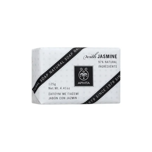 Apivita Jasmine Natural Soap &Sigma;&alpha;&pi;&omicron;ύ&nu;&iota; &mu;&epsilon; &Gamma;&iota;&alpha;&sigma;&epsilon;&mu;ί 125gr