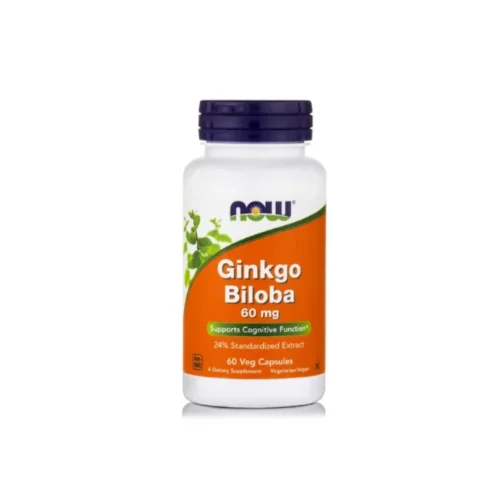 Now Foods Ginkgo Biloba 60mg 60 Veget.caps