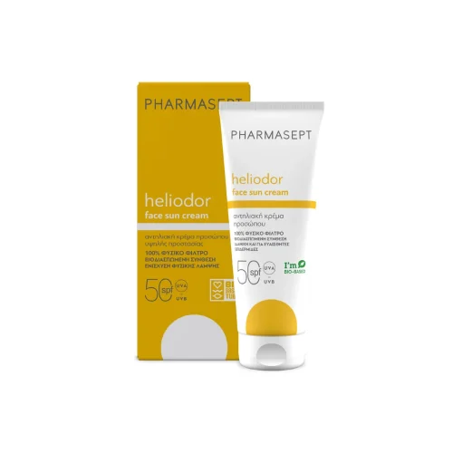Pharmasept Heliodor Face Sun Cream SPF50 &Alpha;&nu;&tau;&eta;&lambda;&iota;&alpha;&kappa;ό &Pi;&rho;&omicron;&sigma;ώ&pi;&omicron;&upsilon; 50ml.