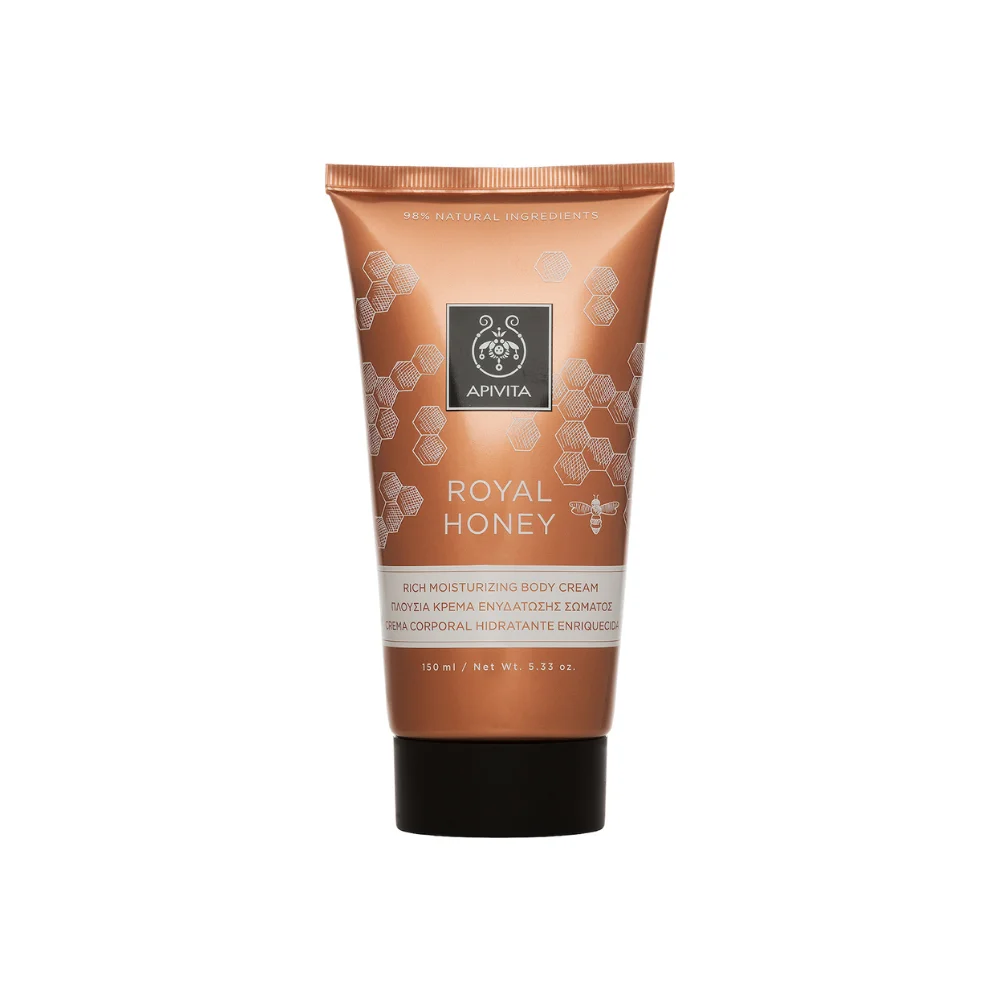 Apivita Royal Honey Ενυδατική Κρέμα Σώματος για Ξηρές Επιδερμίδες 150ml