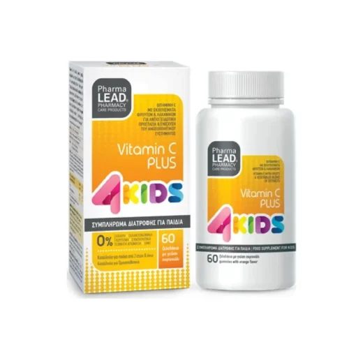 Pharmalead 4Kids &Beta;&iota;&tau;&alpha;&mu;ί&nu;&eta; C Plus &mu;&epsilon; &Gamma;&epsilon;ύ&sigma;&eta; &Pi;&omicron;&rho;&tau;&omicron;&kappa;ά&lambda;&iota; 60 &Zeta;&epsilon;&lambda;&epsilon;&delta;ά&kappa;&iota;&alpha;