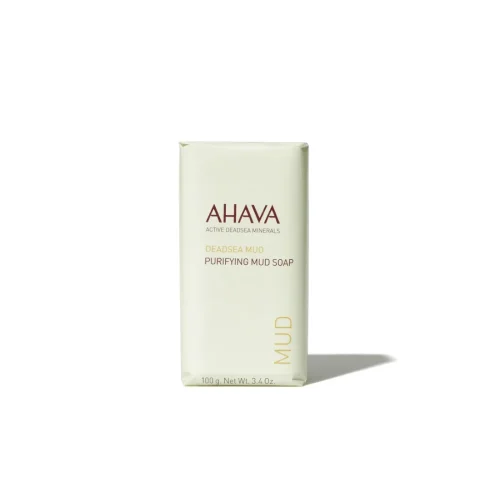 Ahava - Purifying Dead Sea Mud Soap, &Alpha;&nu;&tau;&iota;&beta;&alpha;&tau;&eta;&rho;&iota;&delta;&iota;&alpha;&kappa;ό &sigma;&alpha;&pi;&omicron;ύ&nu;&iota; &gamma;&iota;&alpha; &lambda;&iota;&pi;&alpha;&rho;ό &delta;έ&rho;&mu;&alpha; - 100gr
