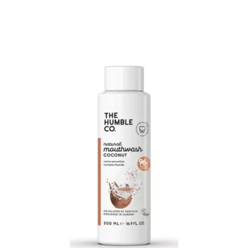 The Humble Co. Natural Mouthwash &Sigma;&tau;&omicron;&mu;&alpha;&tau;&iota;&kappa;ό &Delta;&iota;ά&lambda;&upsilon;&mu;&alpha; 500ml