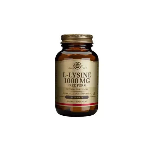 Solgar - L-Lysine 1000mg - 50tabs &Sigma;&eta;&mu;&alpha;&nu;&tau;&iota;&kappa;ή &gamma;&iota;&alpha; &tau;&eta;&nu; &alpha;&nu;ά&pi;&tau;&upsilon;&xi;&eta; &kappa;&alpha;&iota; &epsilon;&pi;&iota;&delta;&iota;ό&rho;&theta;&omega;&sigma;&eta; &tau;&omega;&nu; &iota;&sigma;&tau;ώ&nu;, &gamma;&iota;&alpha; &tau;&eta;&nu; &pi;&alpha;&rho;&alpha;&gamma;&omega;&gamma;ή &omicron;&rho;&mu;&omicron;&nu;ώ&nu;, &epsilon;&nu;&zeta;ύ&mu;&omega;&nu; &kappa;&alpha;&iota; &alpha;&nu;&tau;&iota;&sigma;&omega;&mu;ά&tau;&omega;&nu;. Έ&rho;&epsilon;&upsilon;&nu;&epsilon;&sigmaf; έ&delta;&epsilon;&iota;&xi;&alpha;&nu; ό&tau;&iota; &eta; &lambda;&upsilon;&sigma;ί&nu;&eta; &epsilon;&pi;&iota;&tau;&alpha;&chi;ύ&nu;&epsilon;&iota; &tau;&omicron; &chi;&rho;ό&nu;&omicron; &alpha;&nu;ά&rho;&rho;&omega;&sigma;&eta;&sigmaf; &alpha;&pi;ό &tau;&omicron;&nu; &alpha;&pi;&lambda;ό έ&rho;&pi;&eta; &kappa;&alpha;&iota; &pi;&rho;&omicron;&lambda;&alpha;&mu;&beta;ά&nu;&epsilon;&iota; &tau;&eta;&nu; &epsilon;&pi;&alpha;&nu;&epsilon;&mu;&phi;ά&nu;&iota;&sigma;ή &tau;&omicron;&upsilon;. Έ&chi;&epsilon;&iota; &kappa;&alpha;&rho;&delta;&iota;&omicron;&alpha;&gamma;&gamma;&epsilon;&iota;&alpha;&kappa;έ&sigmaf; &pi;&rho;&omicron;&sigma;&tau;&alpha;&tau;&epsilon;&upsilon;&tau;&iota;&kappa;έ&sigmaf; &iota;&delta;&iota;ό&tau;&eta;&tau;&epsilon;&sigmaf; &kappa;&alpha;&iota; &beta;&omicron;&eta;&theta;ά &sigma;&tau;&eta;&nu; &alpha;&pi;&omicron;&tau;&omicron;&xi;ί&nu;&omega;&sigma;&eta; &alpha;&pi;ό &tau;&omicron; &mu;ό&lambda;&upsilon;&beta;&delta;&omicron;. &Sigma;&epsilon; &tau;&alpha;&mu;&pi;&lambda;έ&tau;&epsilon;&sigmaf; &kappa;&alpha;&iota; &phi;&upsilon;&tau;&omicron;&kappa;ά&psi;&omicron;&upsilon;&lambda;&epsilon;&sigmaf;. &Kappa;&alpha;&tau;ά&lambda;&lambda;&eta;&lambda;&omicron; &gamma;&iota;&alpha; vegans. &Nu;&alpha; &alpha;&pi;&omicron;&phi;&epsilon;ύ&gamma;&epsilon;&tau;&alpha;&iota; &eta; &lambda;ή&psi;&eta; L-Lysine &alpha;&pi;ό ά&tau;&omicron;&mu;&alpha;